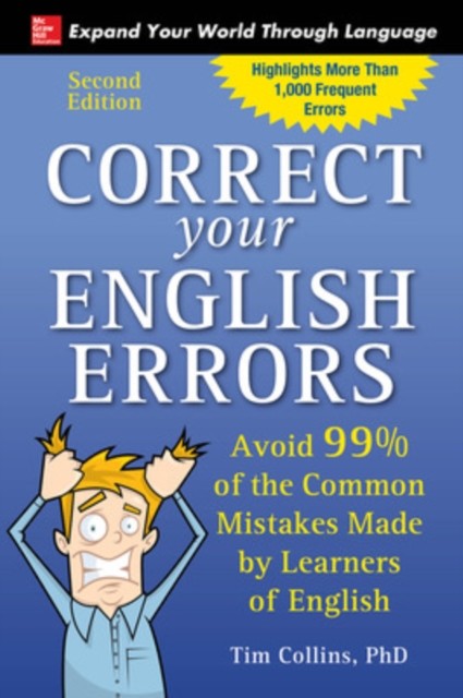 Correct Your English Errors, Second Edition by Tim Collins (Paperback Book)
