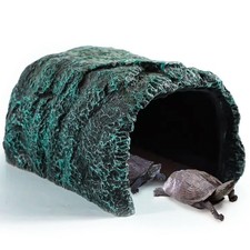 BNOSDM Large Reptile Hideout, Tortoise Hide, Bearded Dragon Hideout Cave Shel...