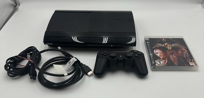 Sony PlayStation 3 Super Slim 250GB CECH-4001B W/ Controller And Game 