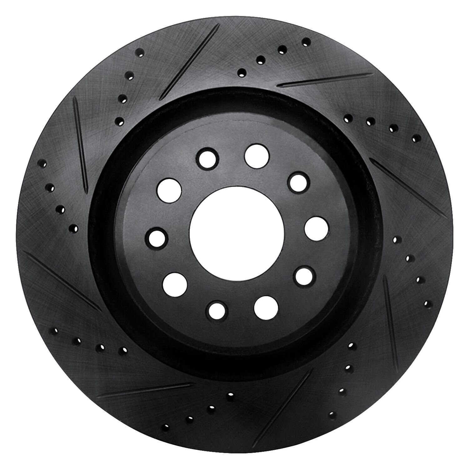 For Maserati Ghibli 17-22 Brake Rotor eLINE Drilled & Slotted 1-Piece Rear
