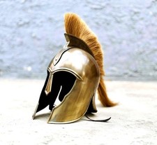 Troy Achilles Helmet Trojan Helmet for Role Play with Free Display Stand Gift