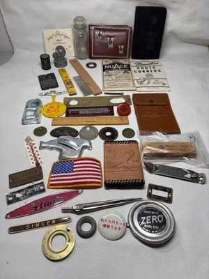 Junk Drawer Lot #2 Estate Sale Finds Bottle Wallets Tokens Vintage