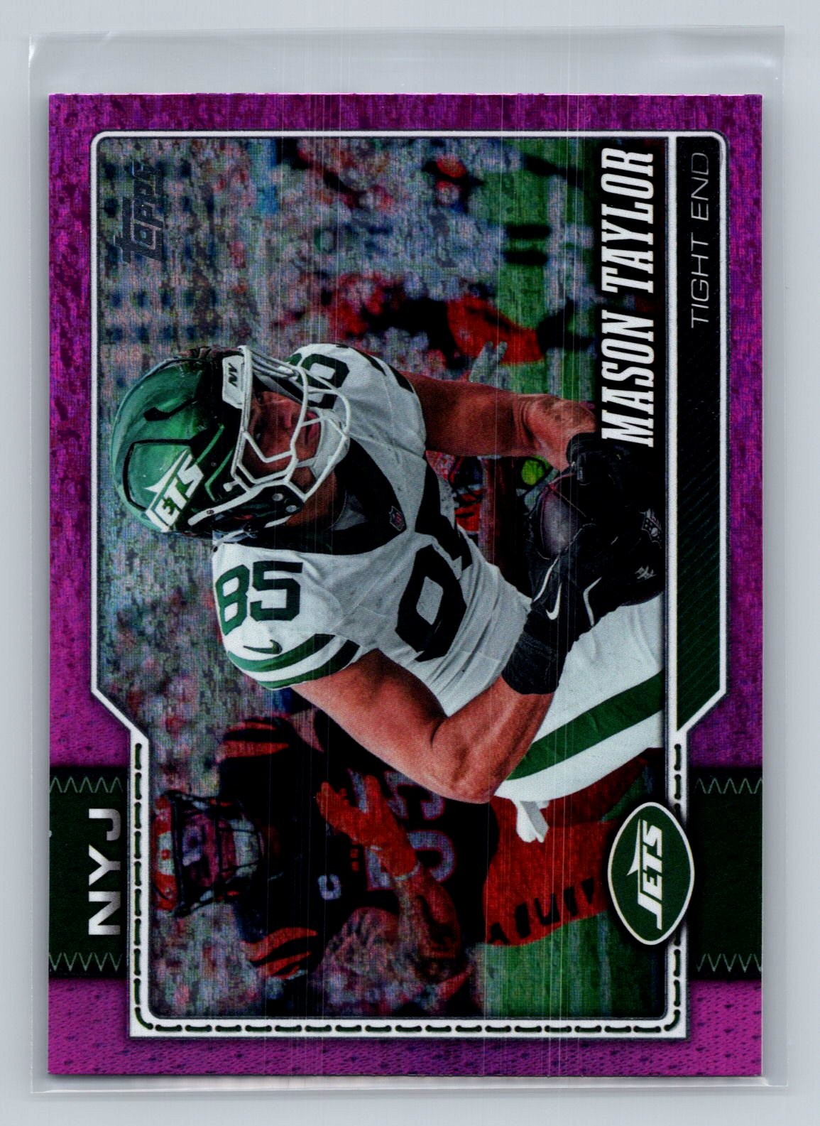 2026 Topps Flagship Mason Taylor #157 Purple Rainbow Foil