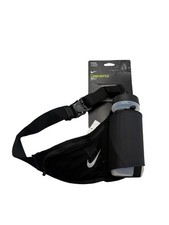 Image of Nike Hydrating Large Running Bottle Belt Black - 22oz