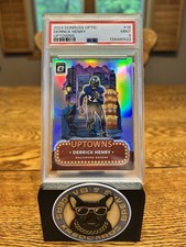 Derrick Henry #18 2024 Donruss Optic Uptowns Prizm PSA 9 NFL Ravens