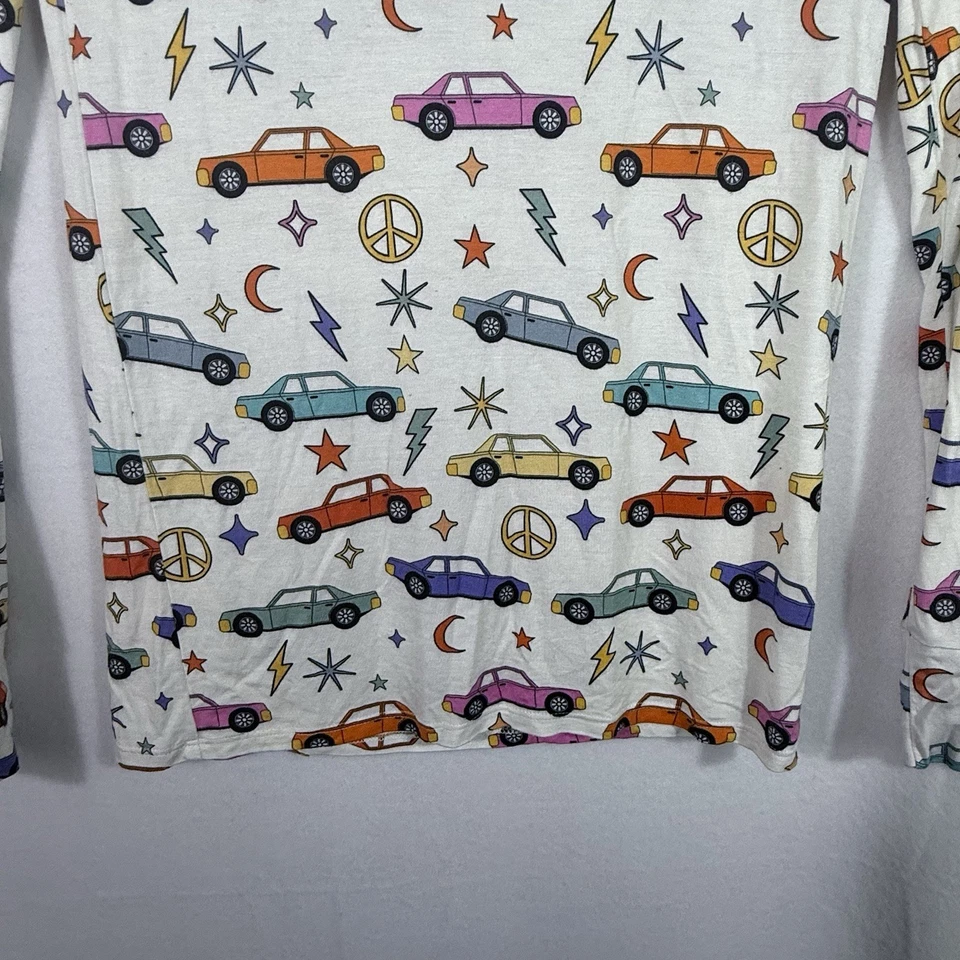 Posh Peanut Desmond Cars Classic Bamboo Long Sleeve Pajama PJ Set Size 10Y-12Y - Image 4 of 4