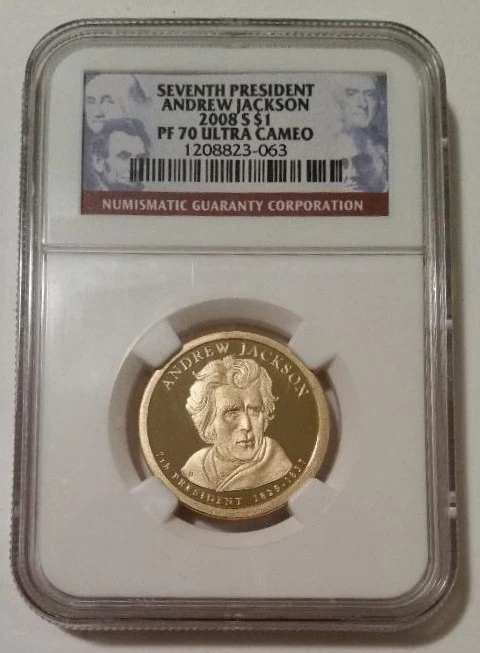 NGC PF70☆2008 アメリカ 8代大統領 1ドル  硬貨 Grade PR 70 NGC 2008 Presidential Dollar Coins (2007-Now) for sale