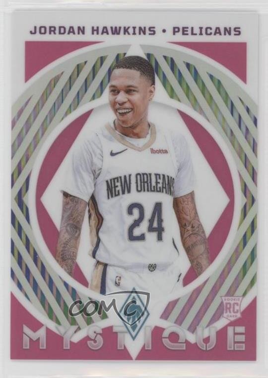 2023-24 Panini Phoenix Mystique Pink 66/99 Jordan Hawkins #1 0ud4