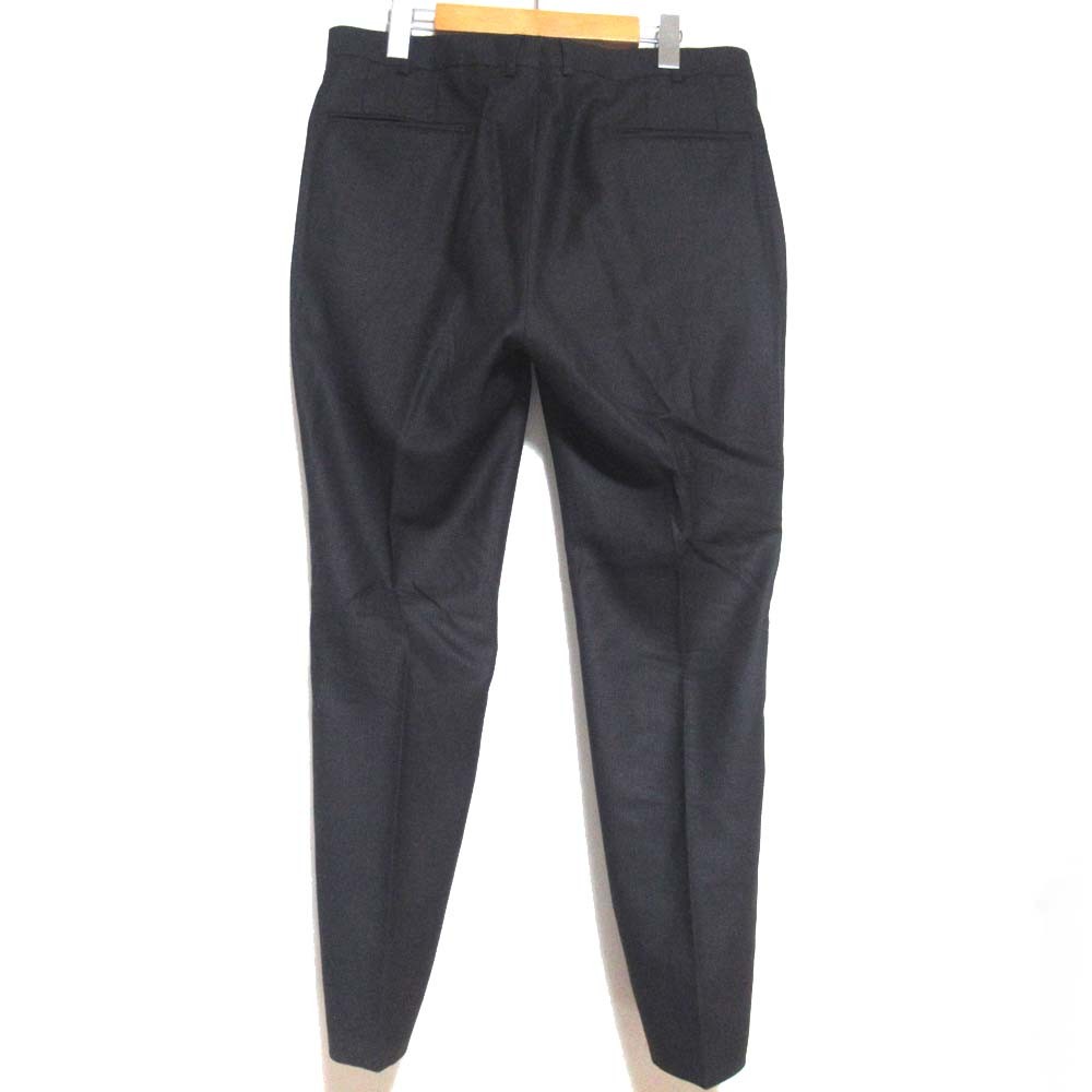 Ermenegildo Zegna TROFEO ブラックスラックス Ermenegildo Zegna Trofeo Cashmere Silk Blend Slacks Pants 6-52R