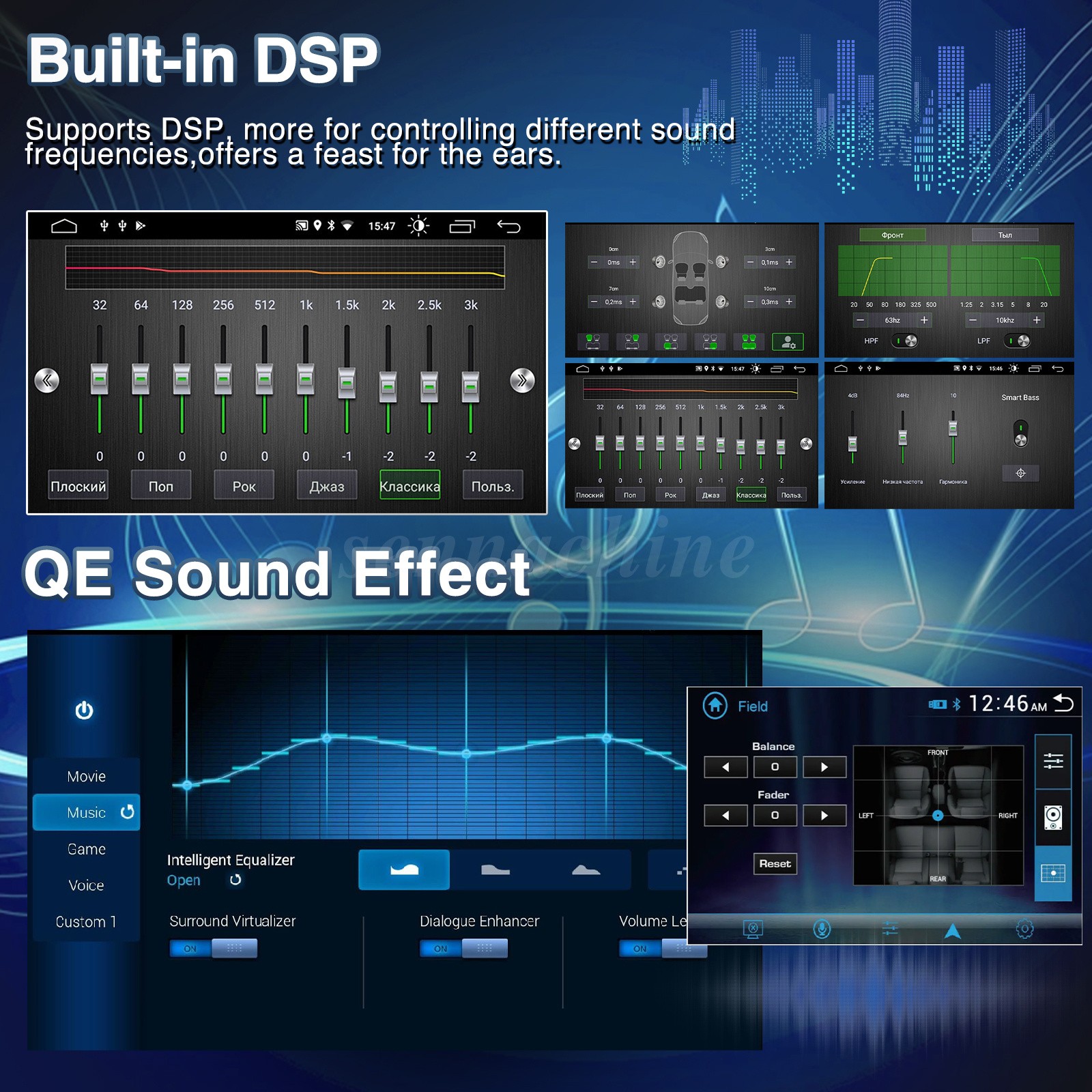 For Hyundai Elantra 2011-2013 Carplay Car Stereo Radio Android 13 GPS Navi WIFI