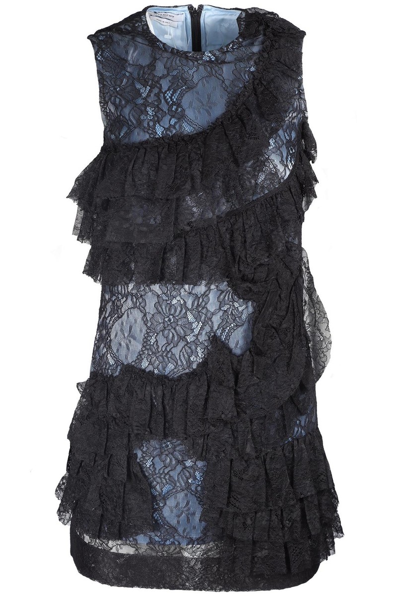 knee length dresses for ladies AMAYA Black Lace Cut Out Mini Dress  Noughts & Kisses