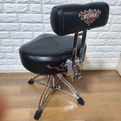 TAMA HT741B Drum Throne with Backrest - Black