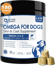 Omega 3 Fish Oil for Dogs, Salmon Oil for Dogs Skin and Coat with EPA  DHA Fatt