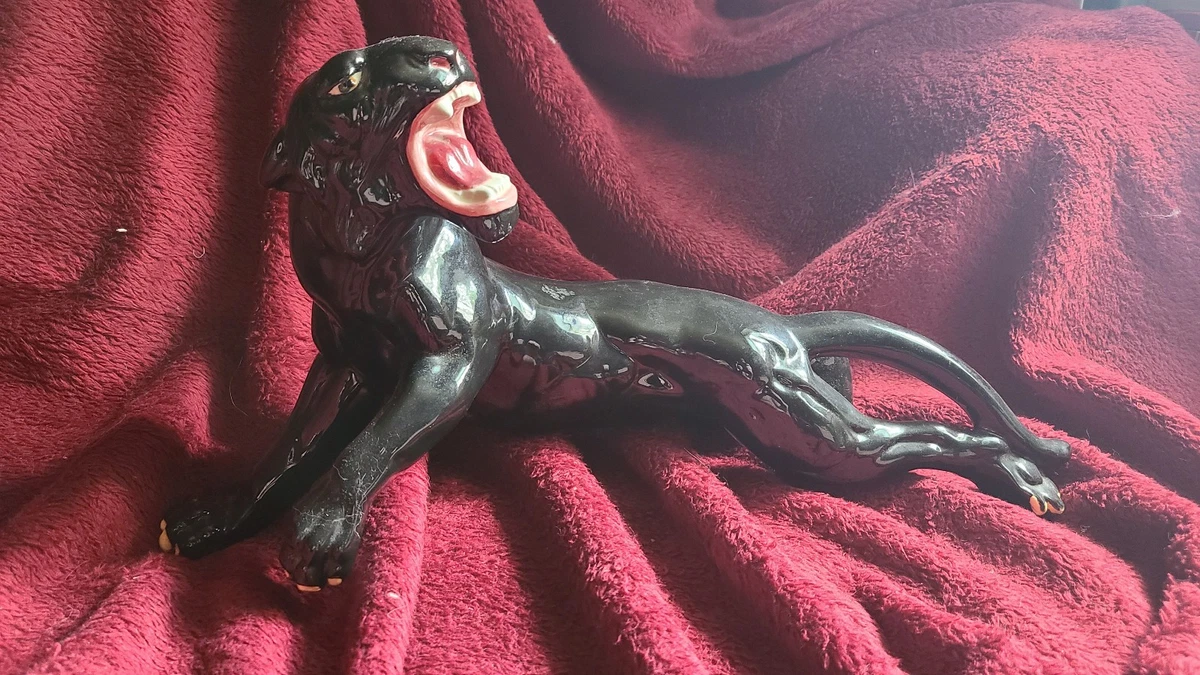 Black Ceramic Collectible Sculptures & Figurines 1950-1959 Time