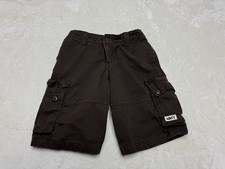 Levi  s Shorts Boys 10 Brown Chino Cotton Pockets Youth Kids Vintage