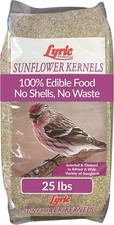 Lyric Sunflower Kernels Wild Bird Seed for Outside Feeders Attracts25 lb Bag