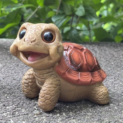Funny Mini Turtle Garden Statues for Outdoor Decor | Unique Gifts for Mom
