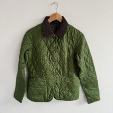 Barbour Summer Liddlesdale Quilt Jacket Womens UK 10 Green Coat Outdoor