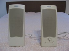 Altec Lansing ACS22 Computer PC Speakers 3.5mm jack White