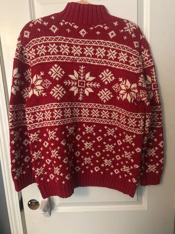 Mujer Ralph Lauren Invierno Copo de Nieve Feo Navidad Suéter (Pequeño/Grande | eBa Foto 3 de 3