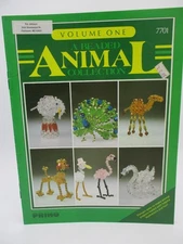 Vtg Vol One A Beaded Animal Collection Beading Patterns How to make 13 projects