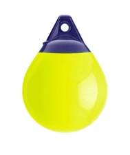 Polyform A Series Boat Mooring Buoy Fender A1 11'' X 15" Round 60-756-123 Yellow