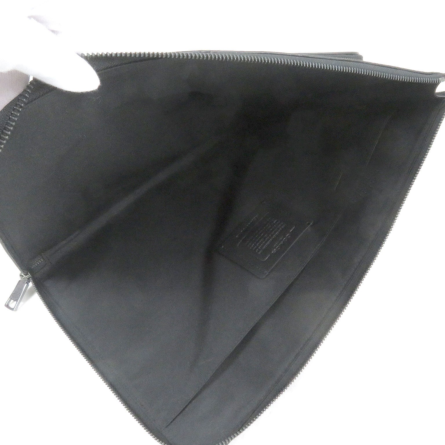 COACH Clutch bag Ethan Portfolio Signature Canvas Logo Silver Metal business bag thumbnail 5