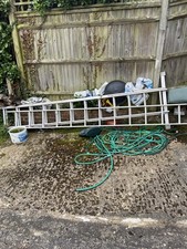 Steel Extension Ladders 3 Sections Each 12 Foot Long, Heavy Duty