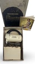 Vintage Hamilton Beach Mixette Hand Mixer 3 Speed MCM w Box & Manual Works