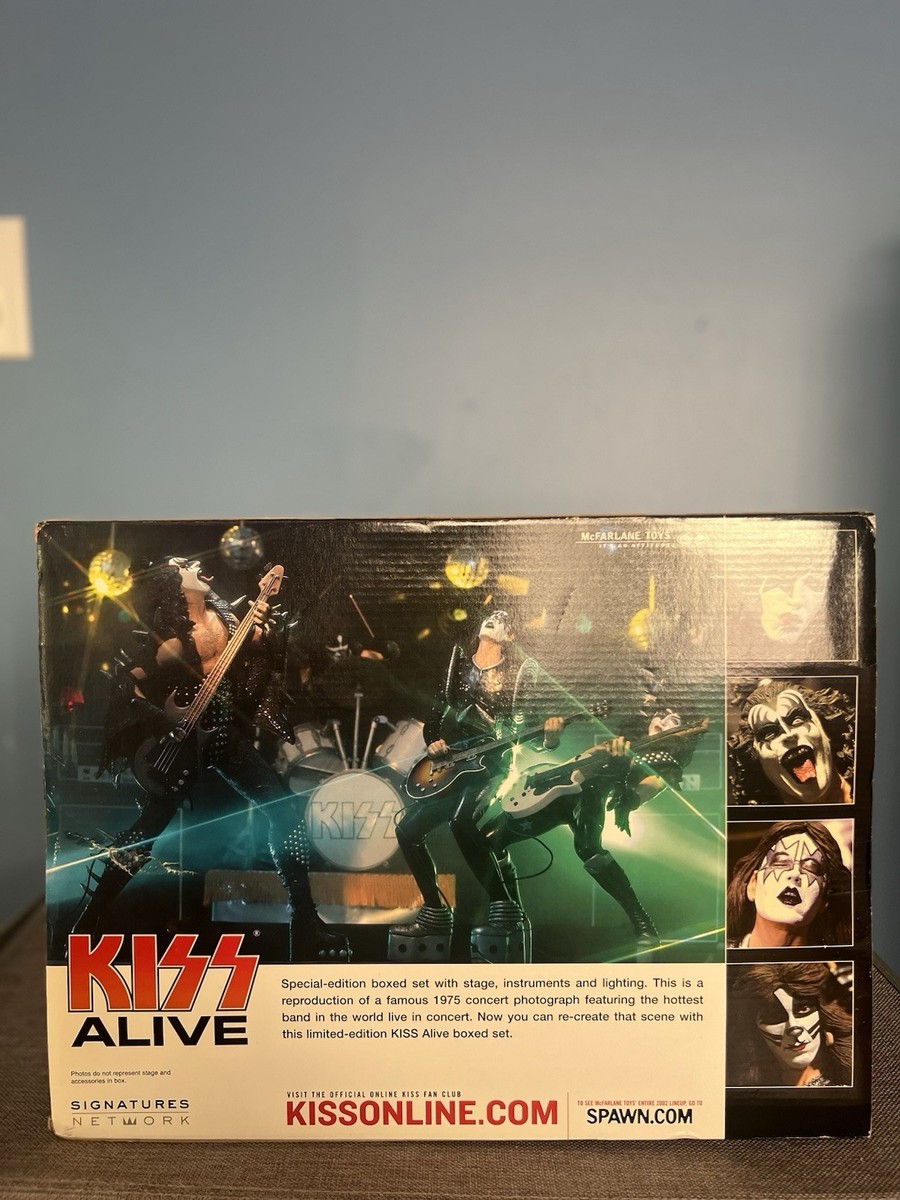 KISS ALIVE Box Set 2002 McFarlane Limited Edition Stage Action
