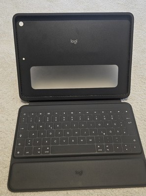 Logitech YU0073 Rugged Combo 3 iPad 7 8 9 Tastatur Hülle QWERTZ DE