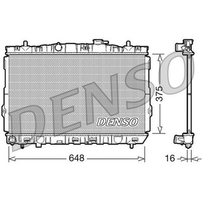 RADIATOR WATER COOLER ENGINE COOLING FOR HYUNDAI 2531020100 NEW