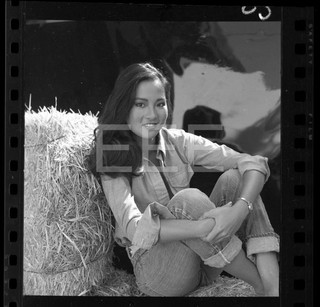 Rosalind Chao Star Trek TV Movie Actress Harry Langdon Negative w/rights 363P