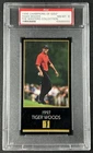TIGER WOODS PSA 8 1998 CHAMPIONS OF GOLF THE MASTERS COLLECTION ROOKIE RC 0055
