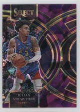 2023 Select Premier Level Purple Cracked Ice Prizm 31/99 Julian Strawther 1i5d
