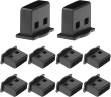 USB Cover Cap, 10 Pcs USBA Dust Cap Plugs, USB Port Cover anti Dust Plugs, Black