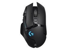 Logitech G502 Lightspeed Wireless Gaming Mouse with Hero 25K Sensor, PowerPlay
