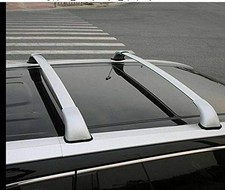 For 14-19 Toyota Highlander Oe Style Roof Rack Cross Bars Silver Pair Set