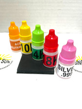 Gold Test 10k 14k 18k .999.925 Silver Test Acid Neutralizer Rising Sun