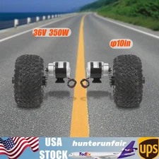 10" Complet Motor Conversion Kit 36V 350W Double Wheel for Electric Cart Scooter