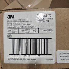 3M "Packing List / Invoice Enclosed" Envelopes 2 box PLE-T2, 4-1/2" x 6", Clear