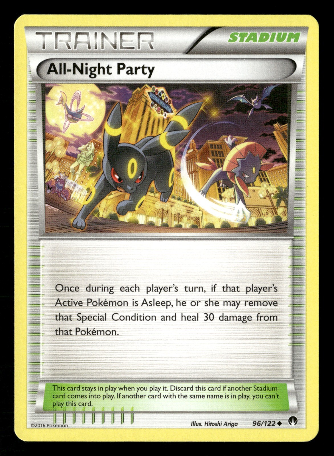All-Night Party XY - BREAKpoint 96/122 LP Pokémon TCG