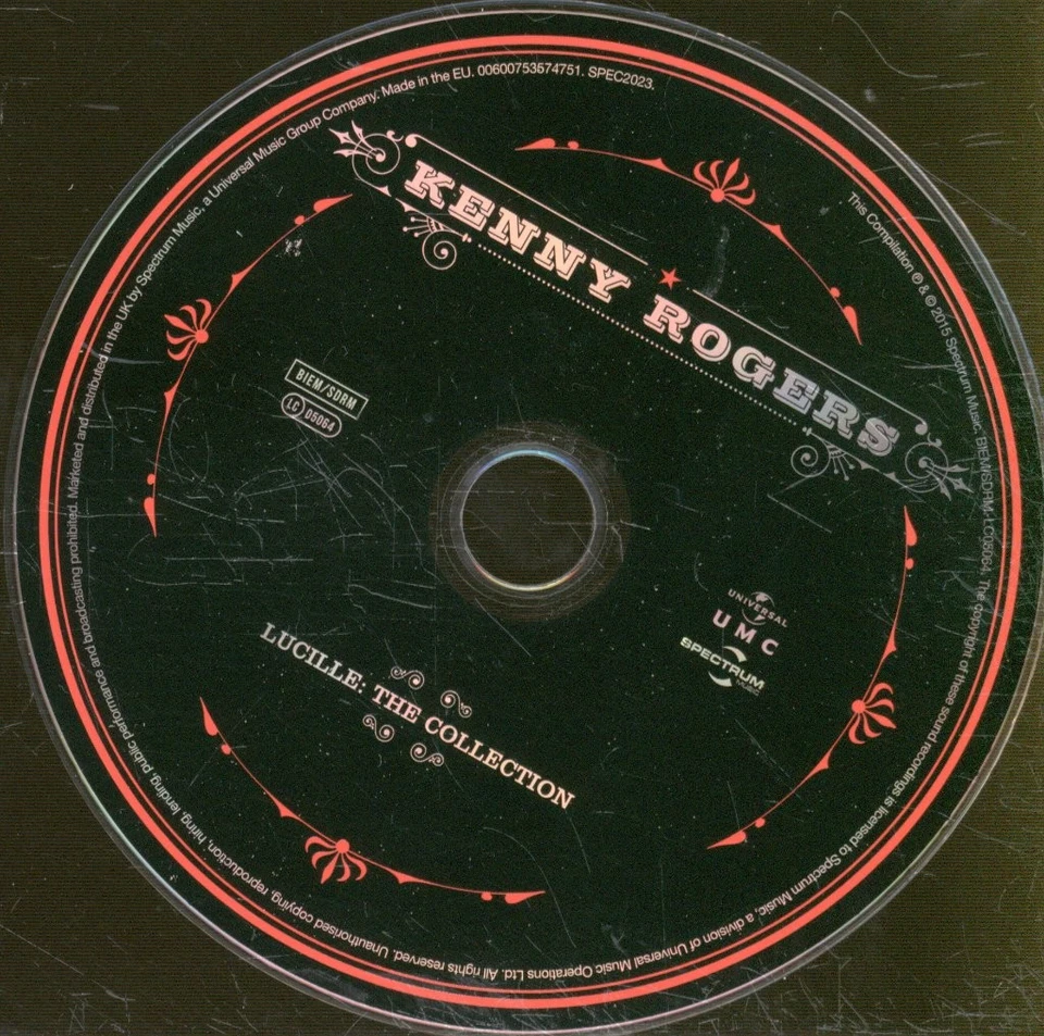 Kenny Rogers Lucille: Die Sammlung CD Europa Spectrum Musik 2015 SPEC2023 - Bild 3 von 3