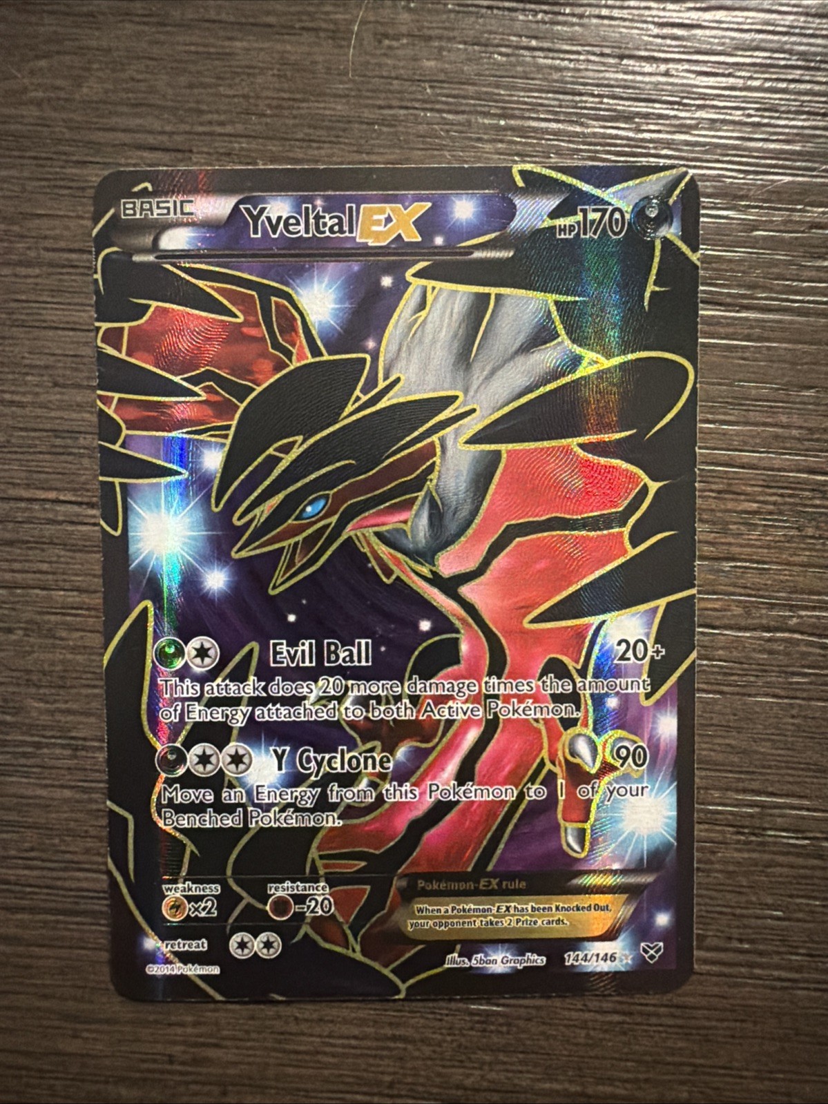 Yveltal EX (144 Full Art) 144/146 XY Holo