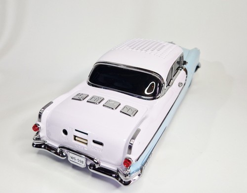 Modellino Auto Retro Cassa WSTER Wireless Bluetooth Speaker with TF USB FM Music - Afbeelding 20 van 64