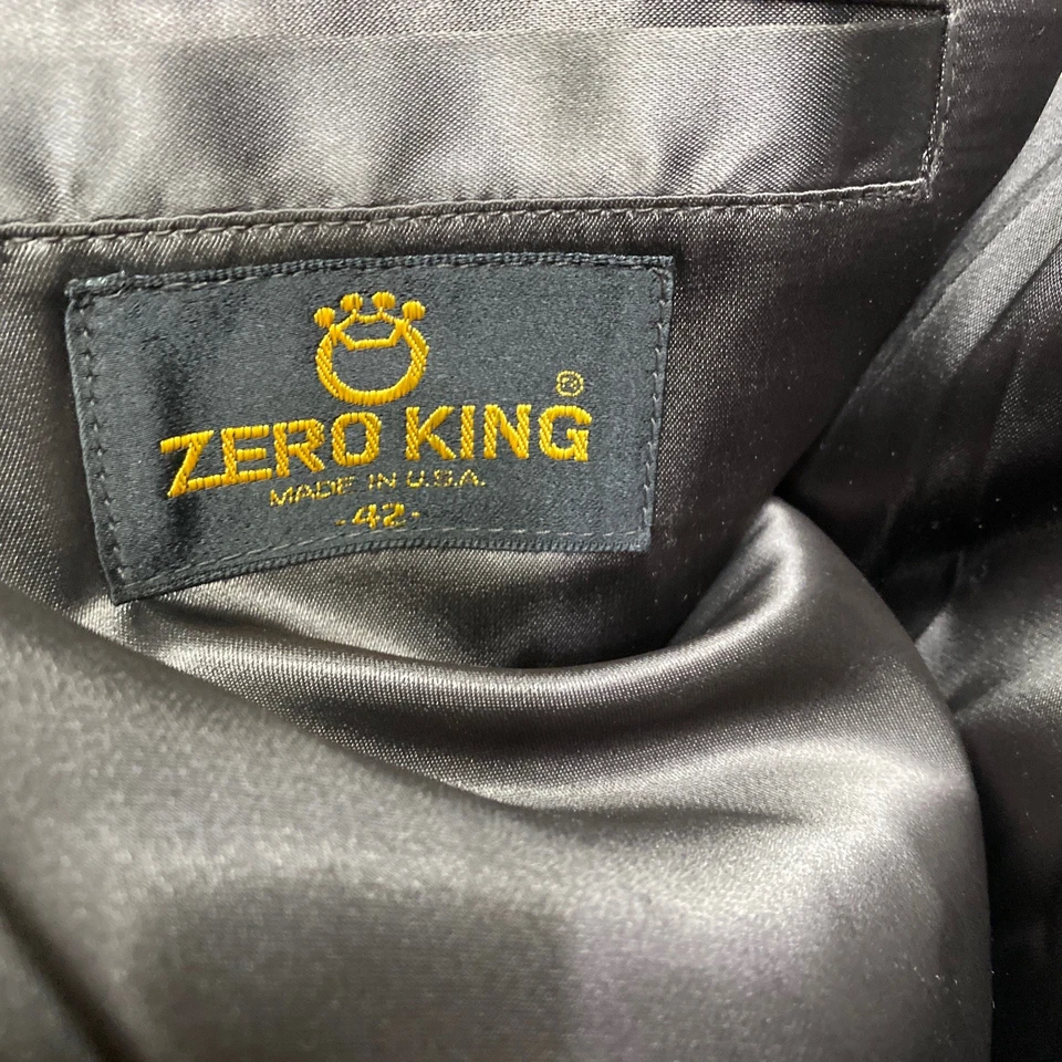 Vintage Zero King Jacket Mens 42 Brown 80S 90S Fur Arctic Parka Coat USA MADE - Image 4 of 4