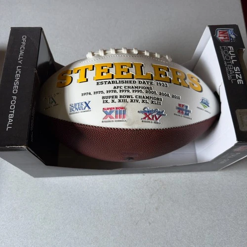 D Watt Signed  Showcase NFL Football Pittsburgh Steelers Autograph