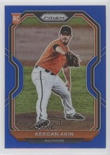 2021 Panini Prizm Blue Prizm Keegan Akin #14 1s8