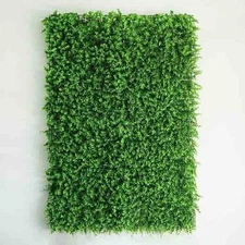 Green Artificial Mini Leaves 11 sq ft UV Protected Wall Backdrop Panels Wedding