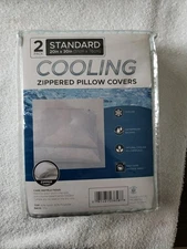 SULTAN'S LINENS Cooling Zippered Pillow Covers 2-pack MFC-P2